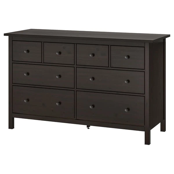 IKEA Hemnes 8-Drawer Dresser Dark Brown - photo 3