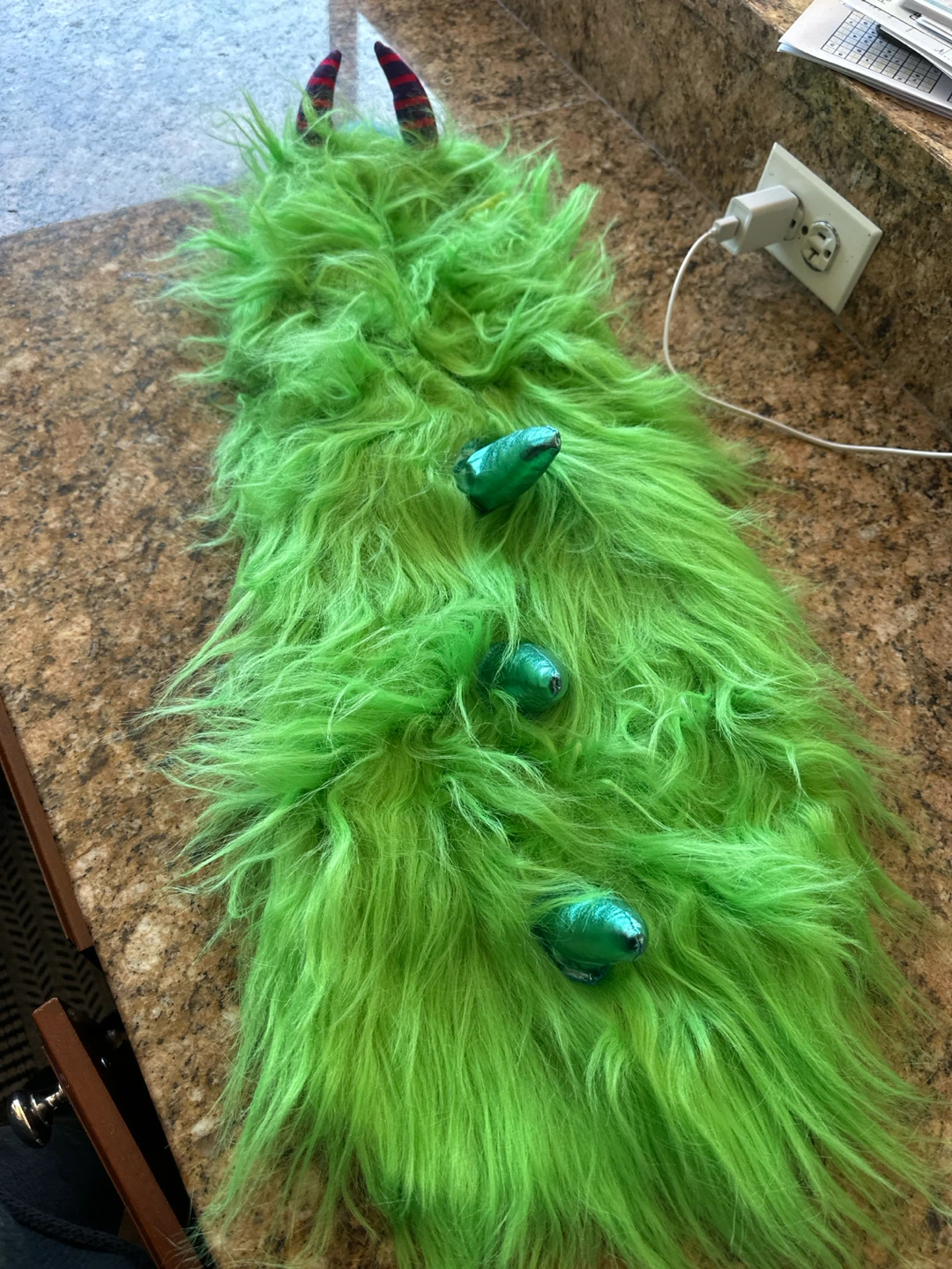 Green Monster Dog Costume Large - photo 3