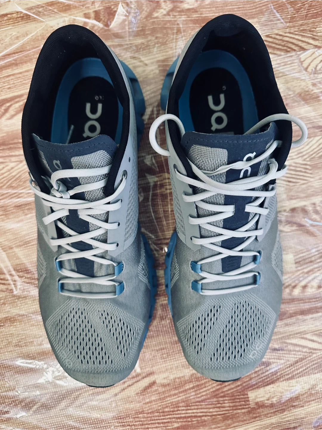 On Cloud Running Shoes Grey and Blue Size 9.5 - photo 4