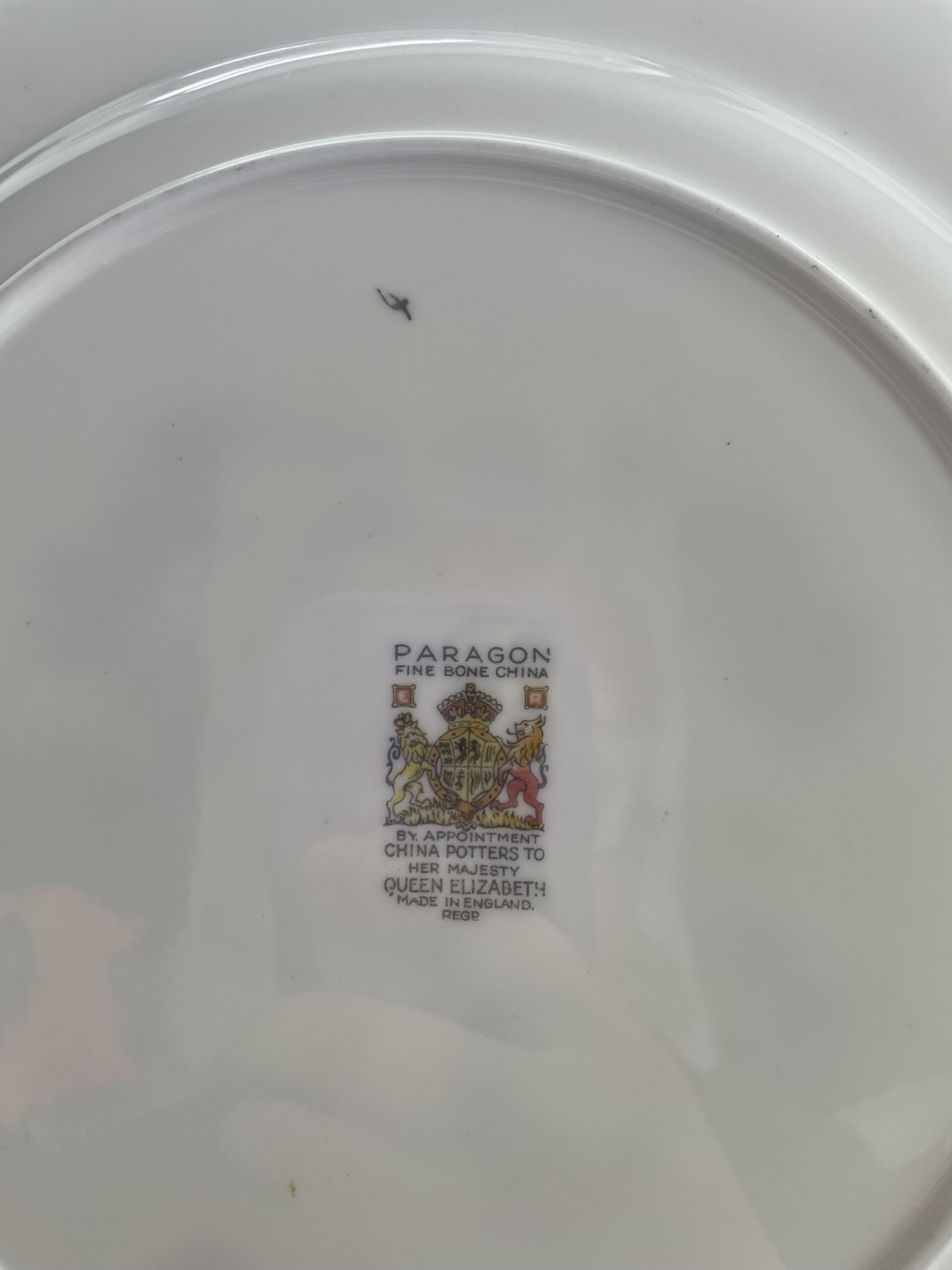 Vintage Rose China Plate - photo 2