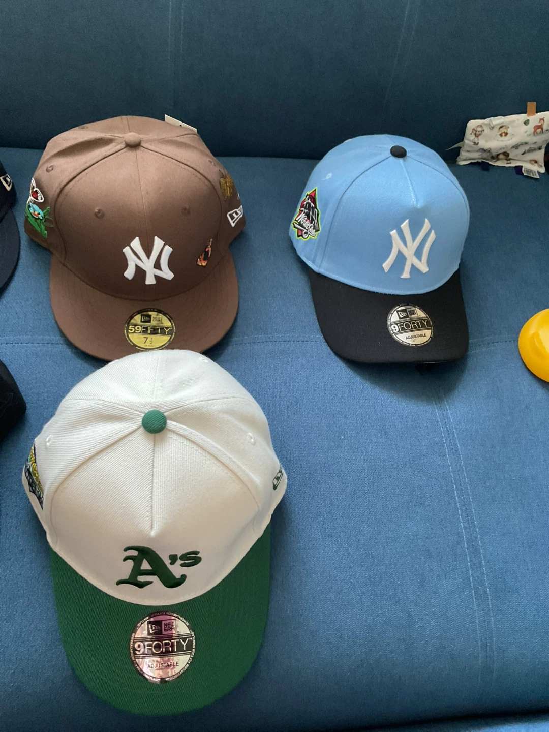 Assorted New Era MLB Team Hats