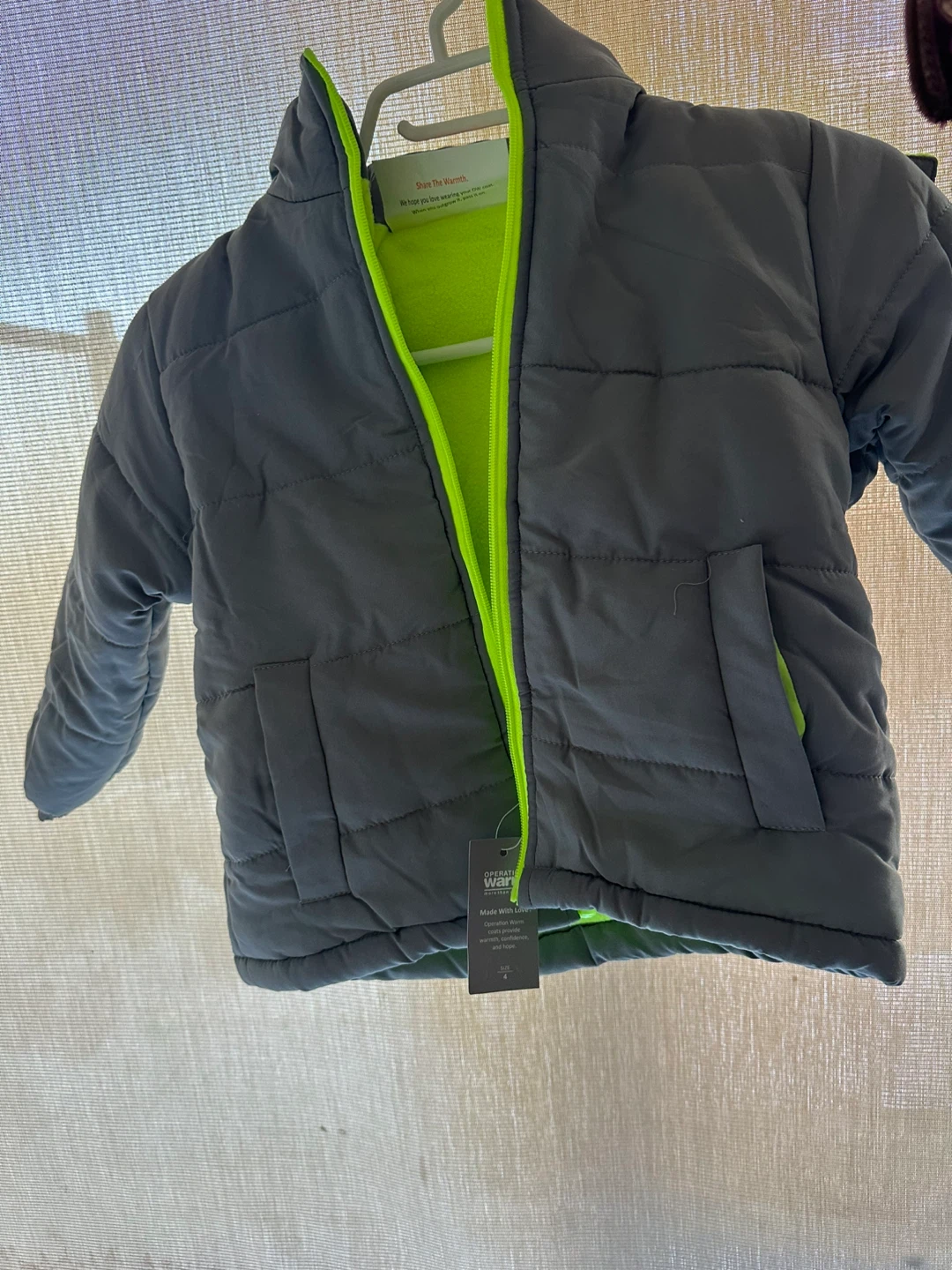 Operation Warm Grey Winter Jacket - Size 4
