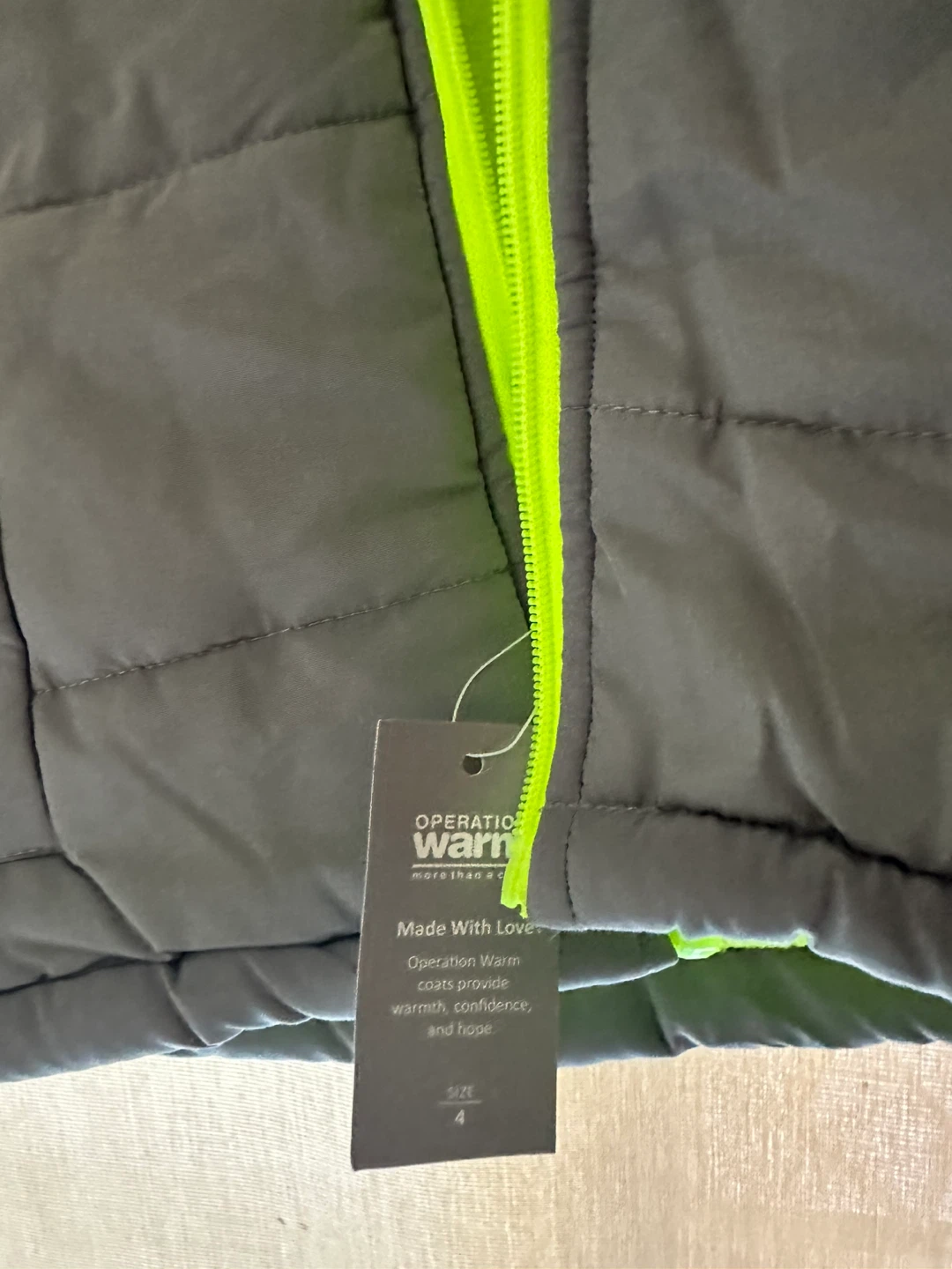 Operation Warm Grey Winter Jacket - Size 4 - photo 3