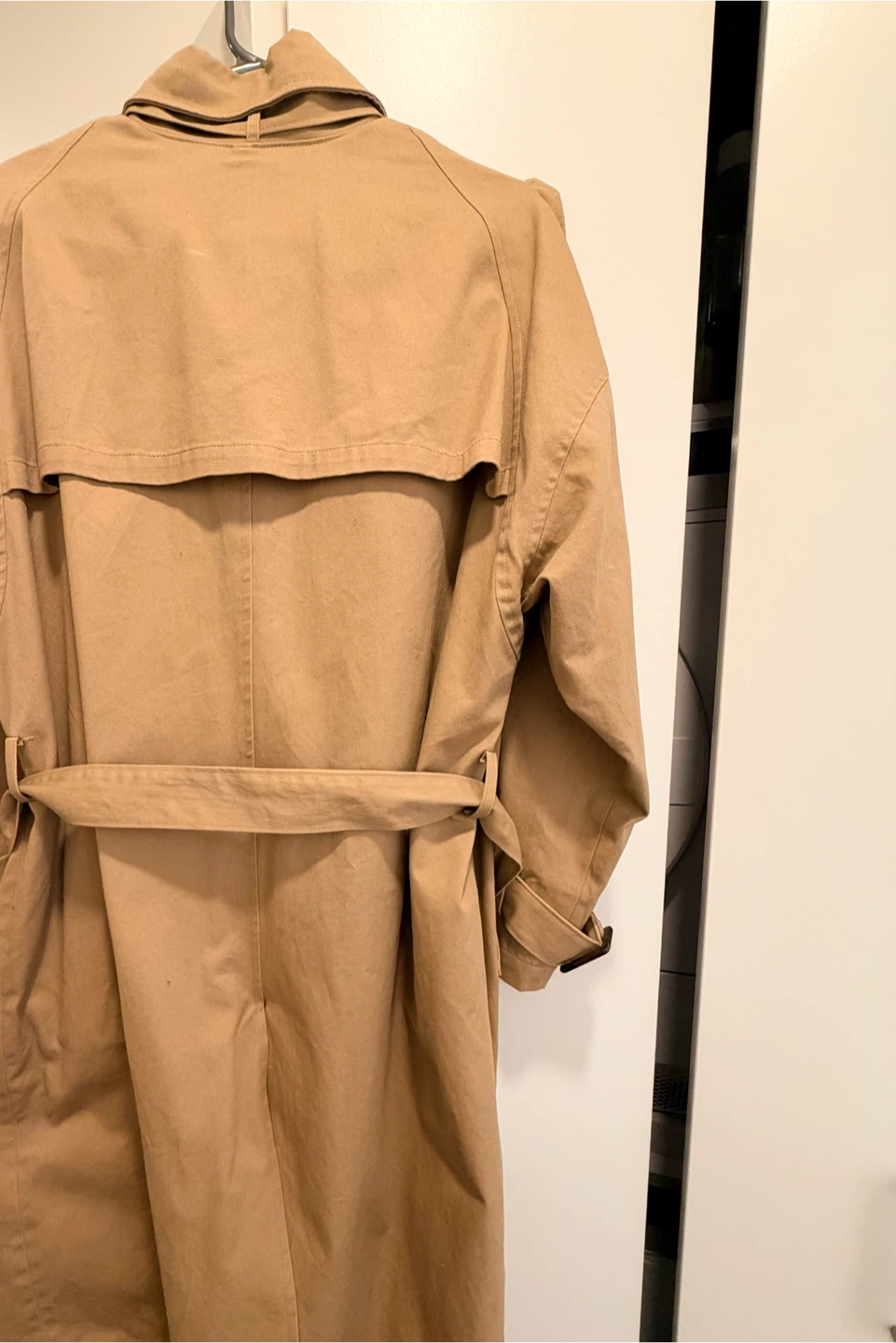 Camel Double-Breasted Trench Coat - New Without Tags - photo 3