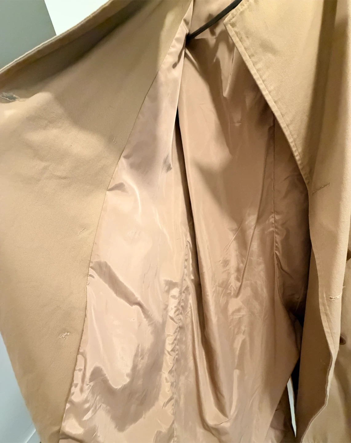 Camel Double-Breasted Trench Coat - New Without Tags - photo 5