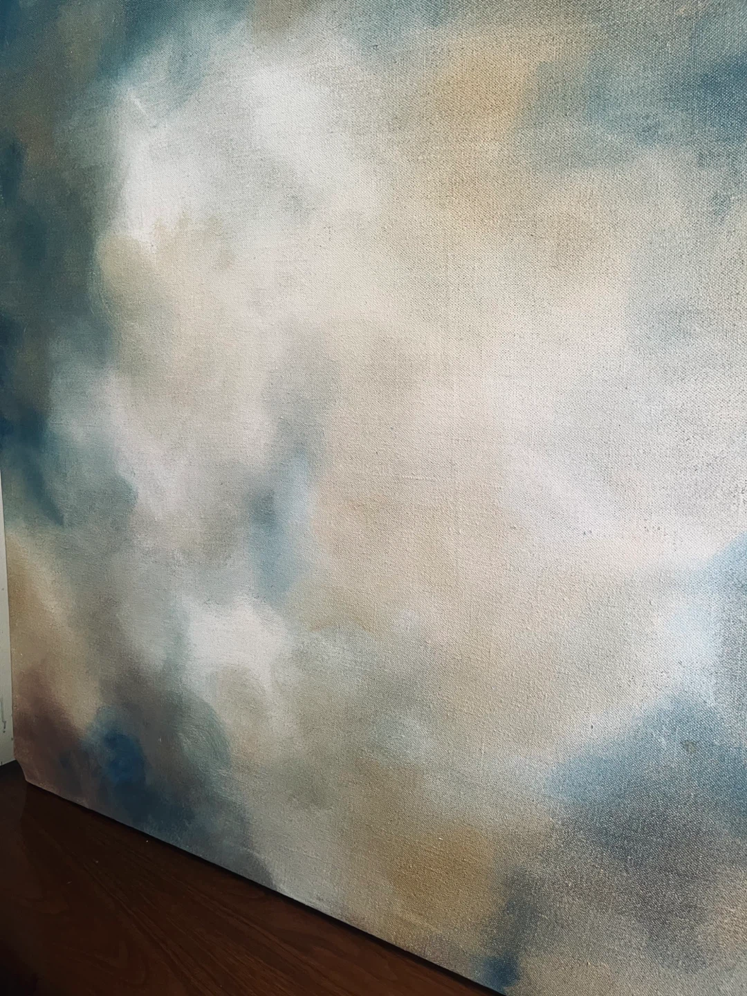 Original Art Linen Canvas 39” x 40” - photo 3