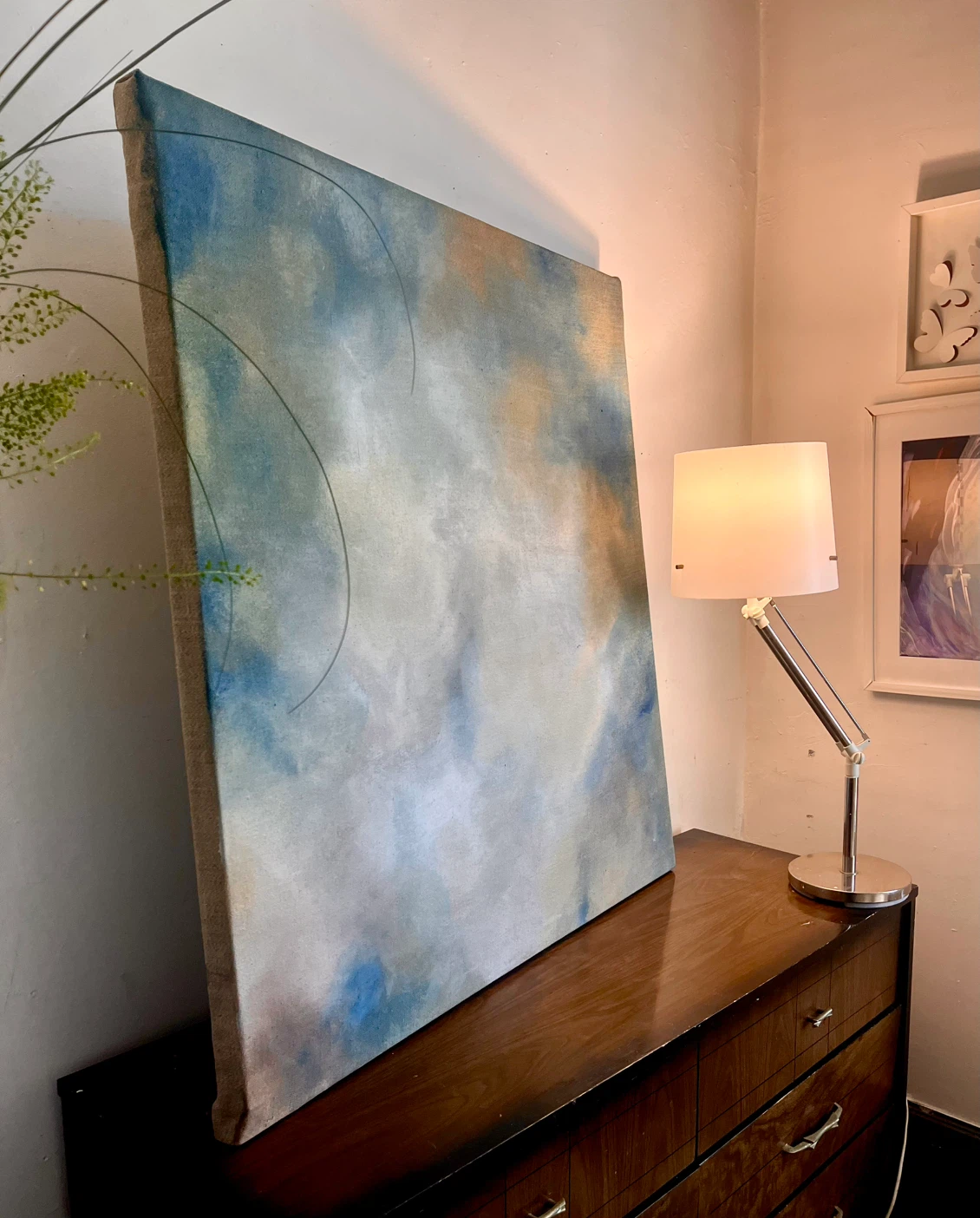 Original Art Linen Canvas 39” x 40” - photo 4