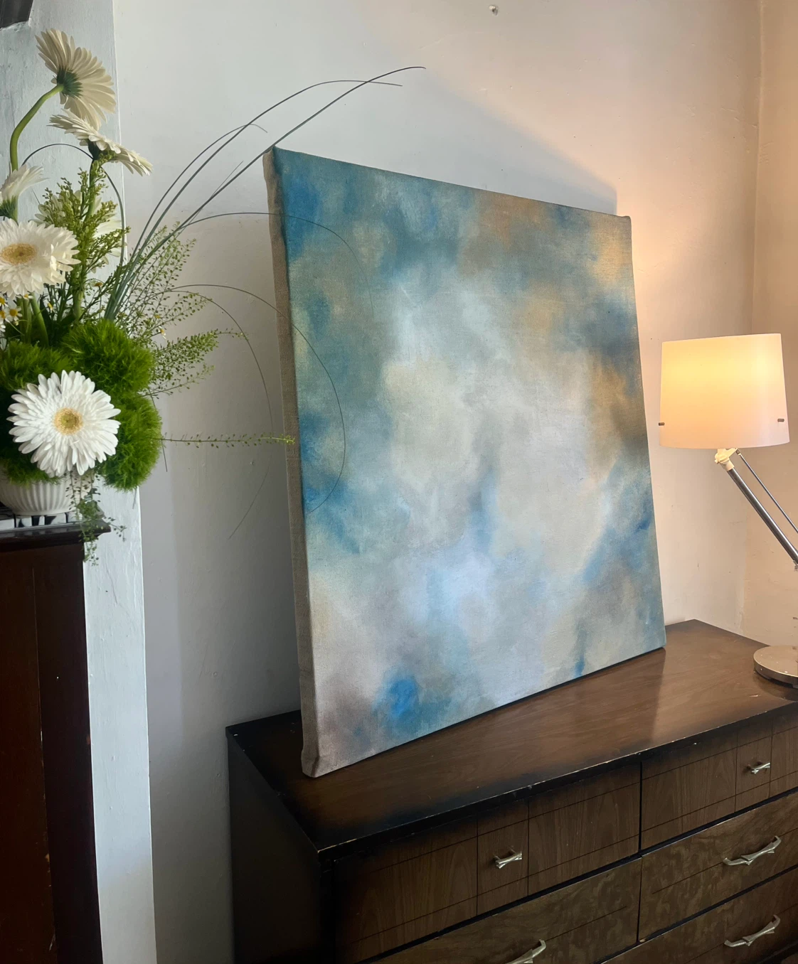 Original Art Linen Canvas 39” x 40” - photo 5
