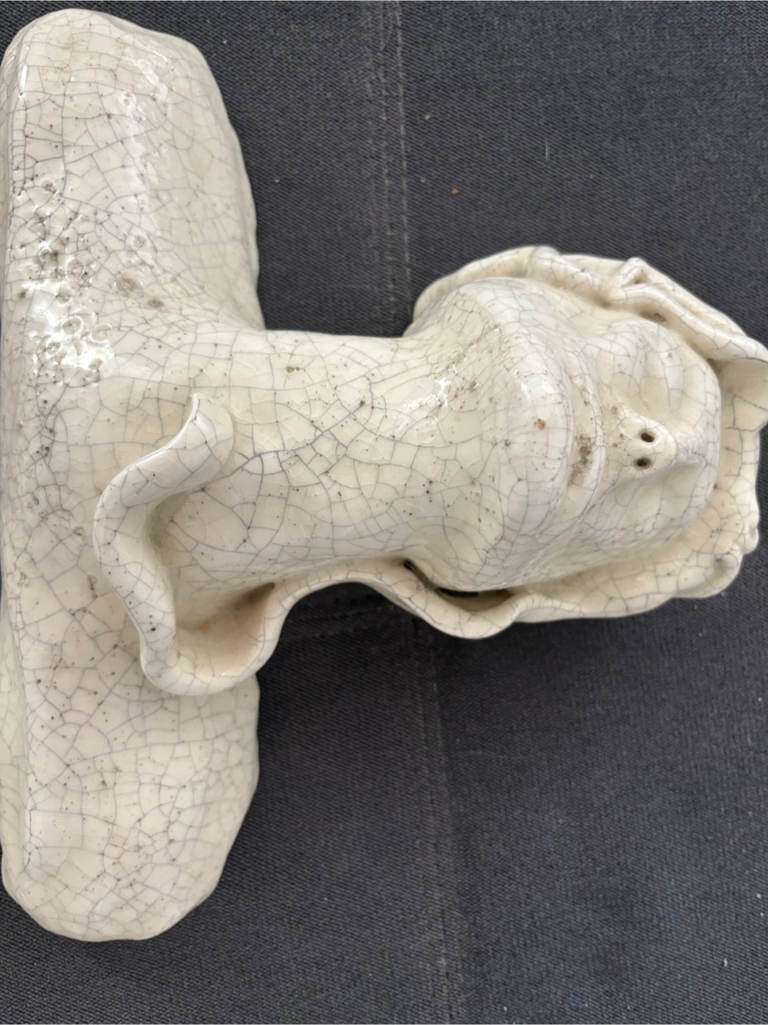 Original Ceramic Bust Sculpture, Approx. 35 Years Old