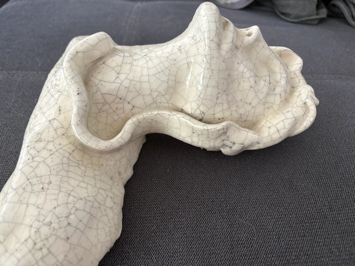 Original Ceramic Bust Sculpture, Approx. 35 Years Old - photo 2