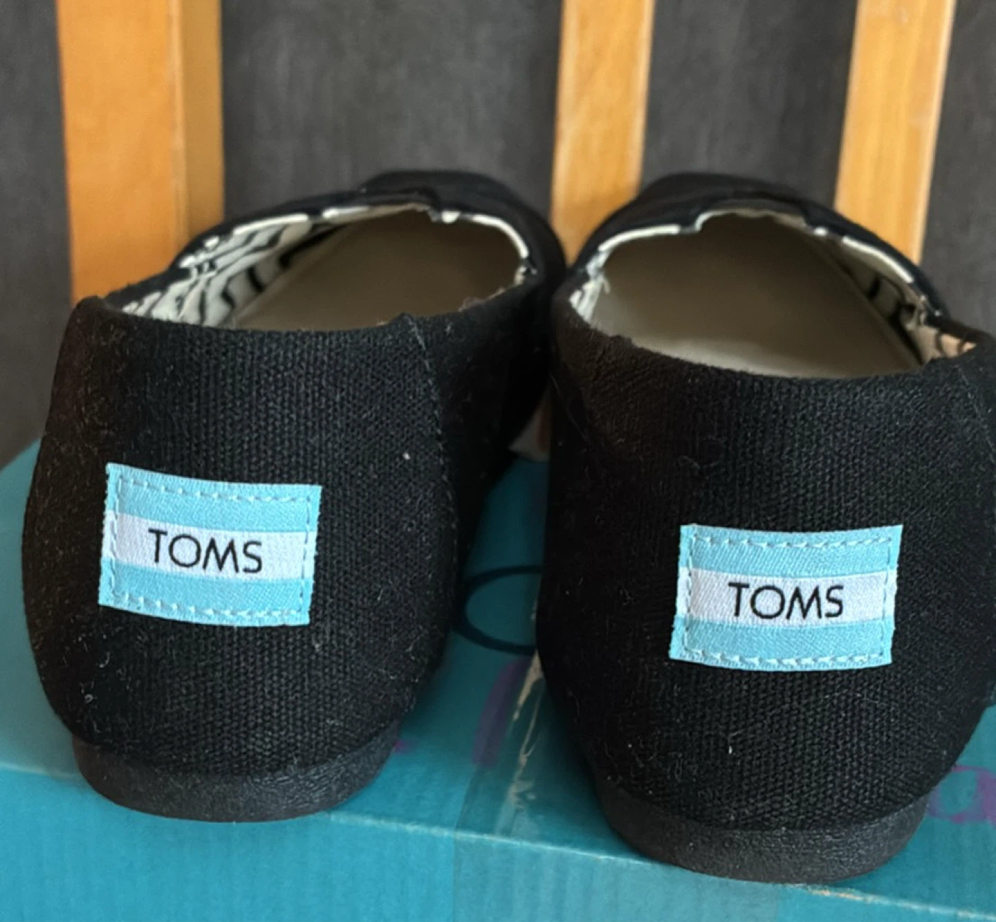 New TOMS Classic Canvas Shoes Black - Women's Size 7 - photo 3