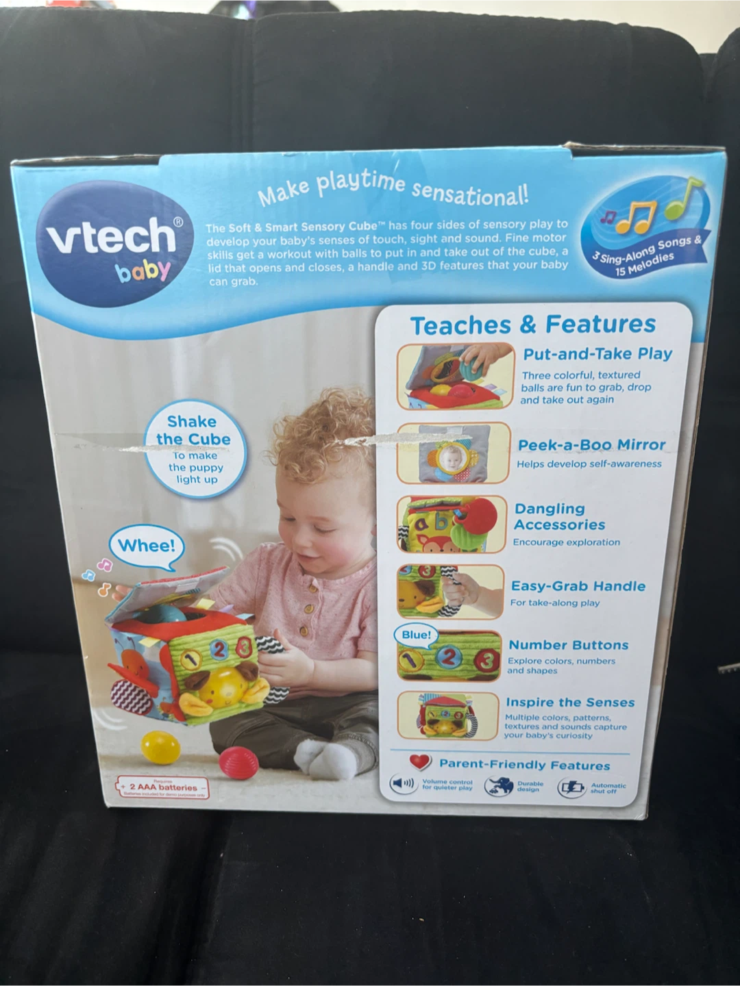 Vtech Baby Soft and Smart Sensory Cube - photo 2