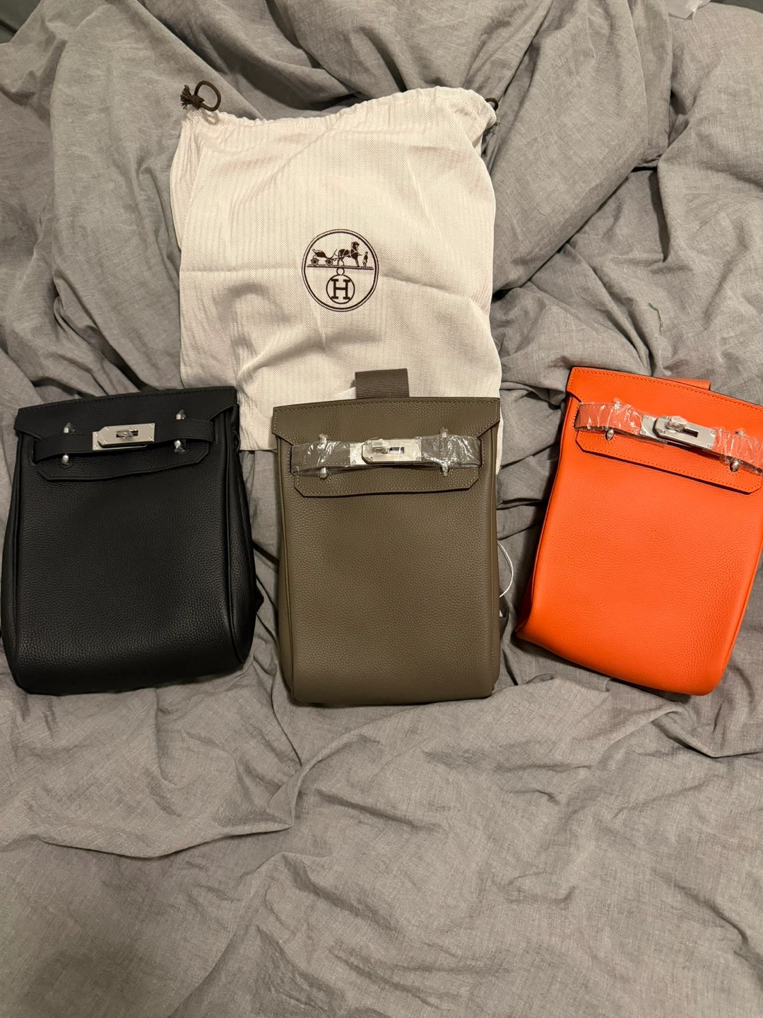 Hermès Kellyados Leather Backpack