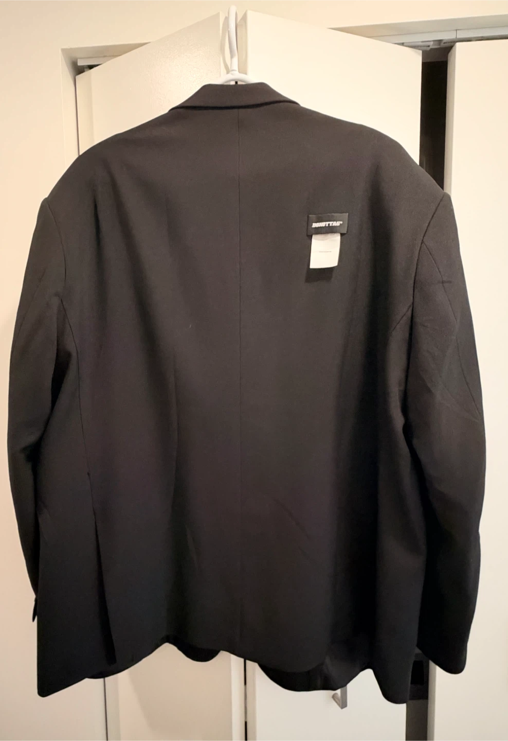 Black Oversized Blazer - Relaxed Boxy Fit - photo 2