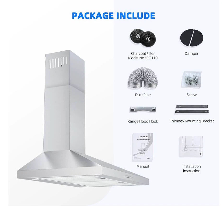 FIREGAS Range Hood 30 Inch - photo 5