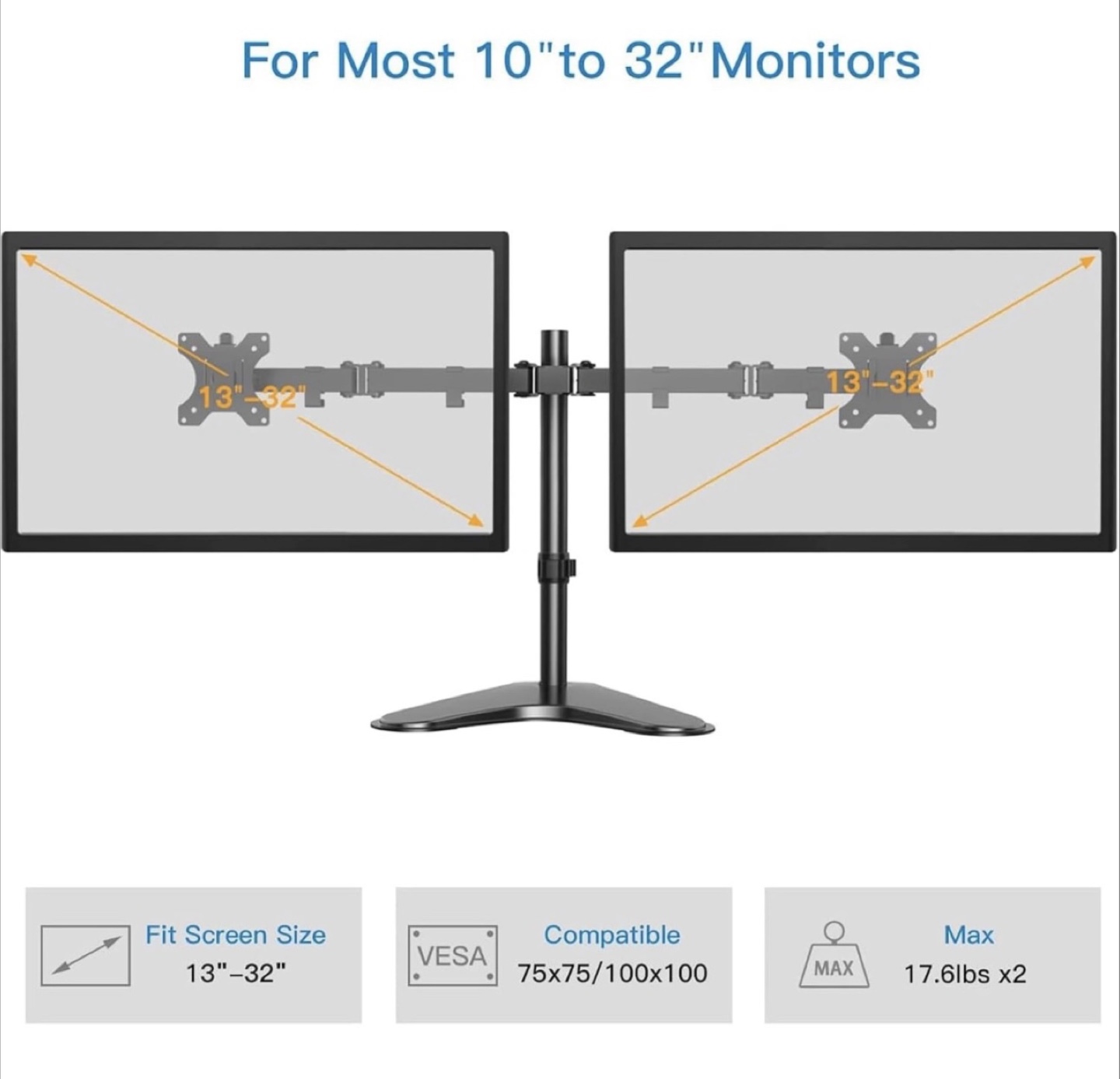 Dual Monitor Desk Mount Stand - photo 5