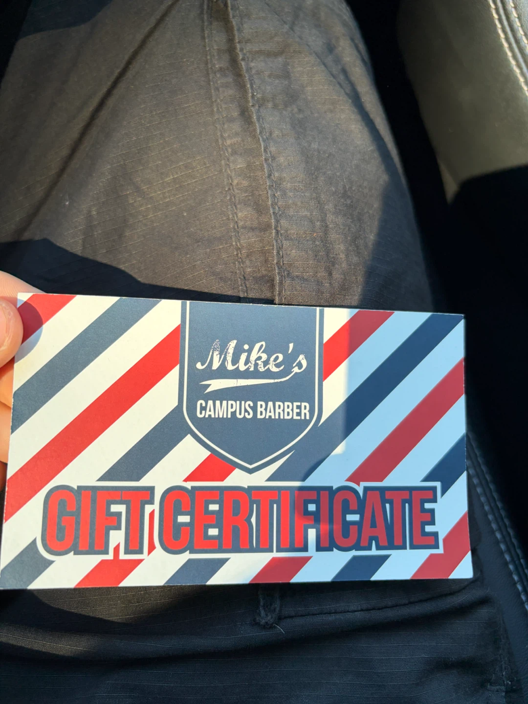 Mike's Campus Barber Gift Certificate