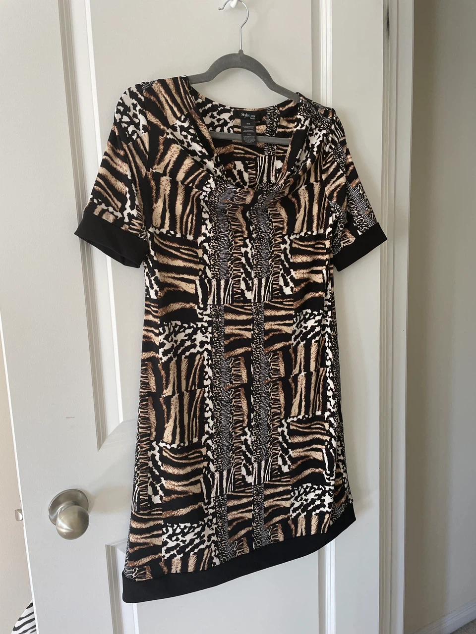 Style & Co. Petite Animal Print Dress