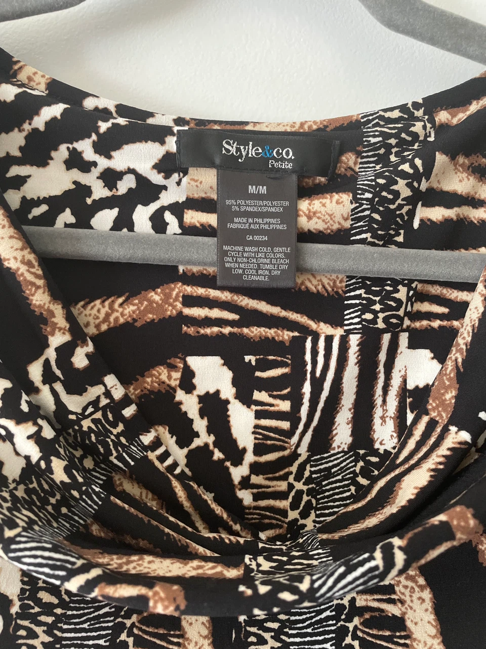 Style & Co. Petite Animal Print Dress - photo 2