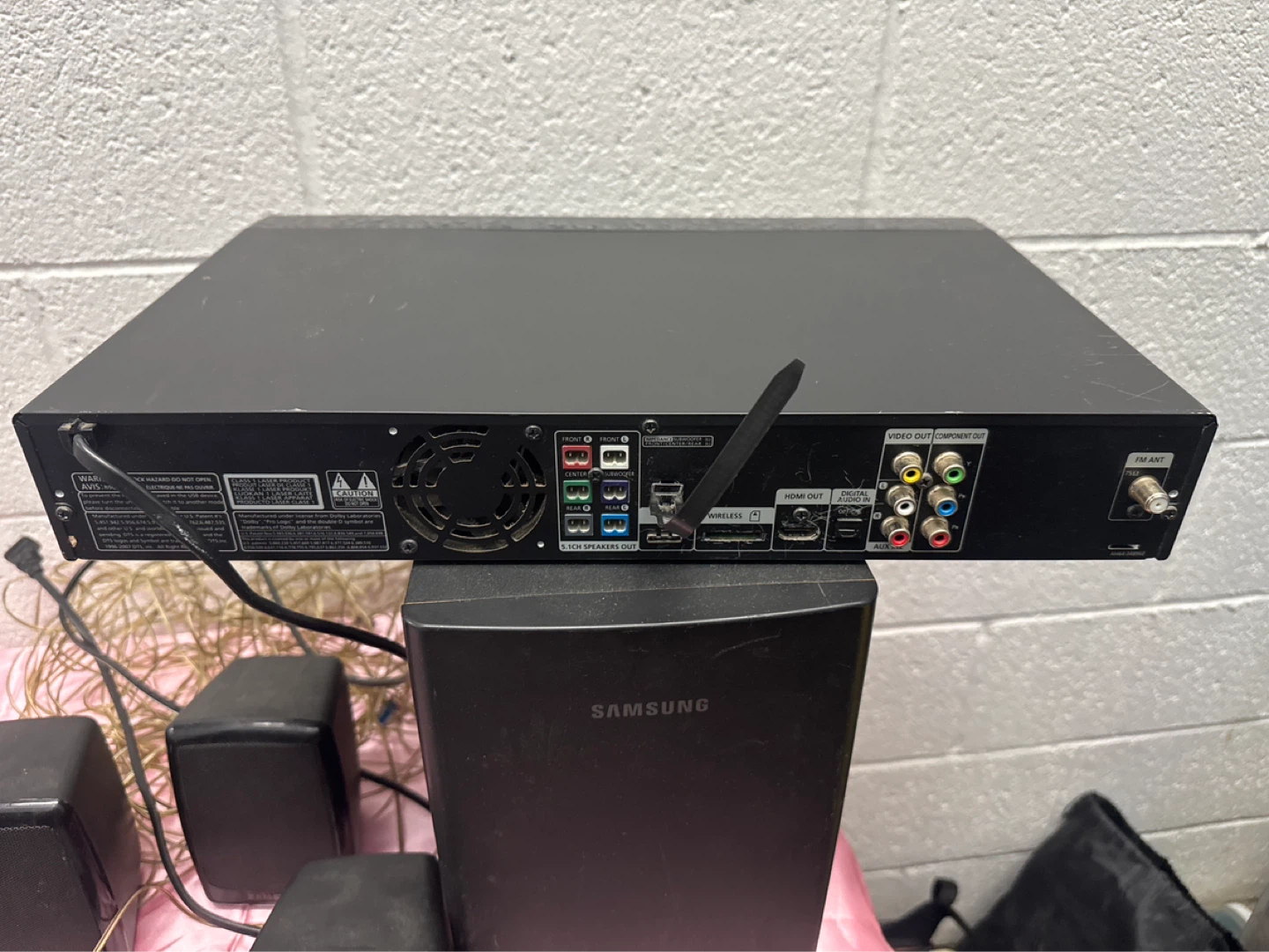 Samsung 5.1 Channel DVD Home Theater System - photo 4