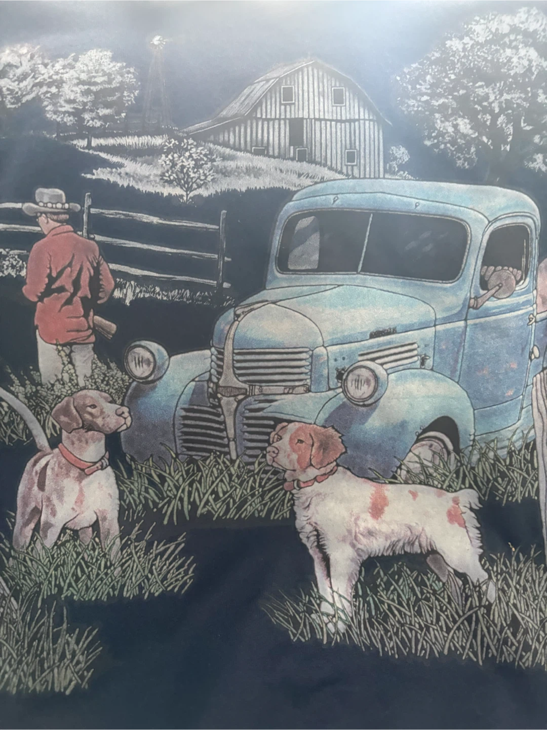 J&R Sportswear Vintage Country Scene Sweatshirt XL - photo 4