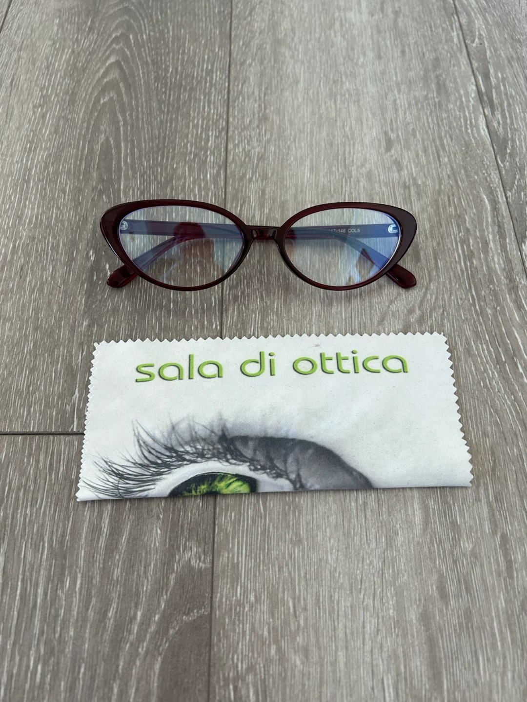 Sala di Ottica Red Cat Eye Reading Glasses