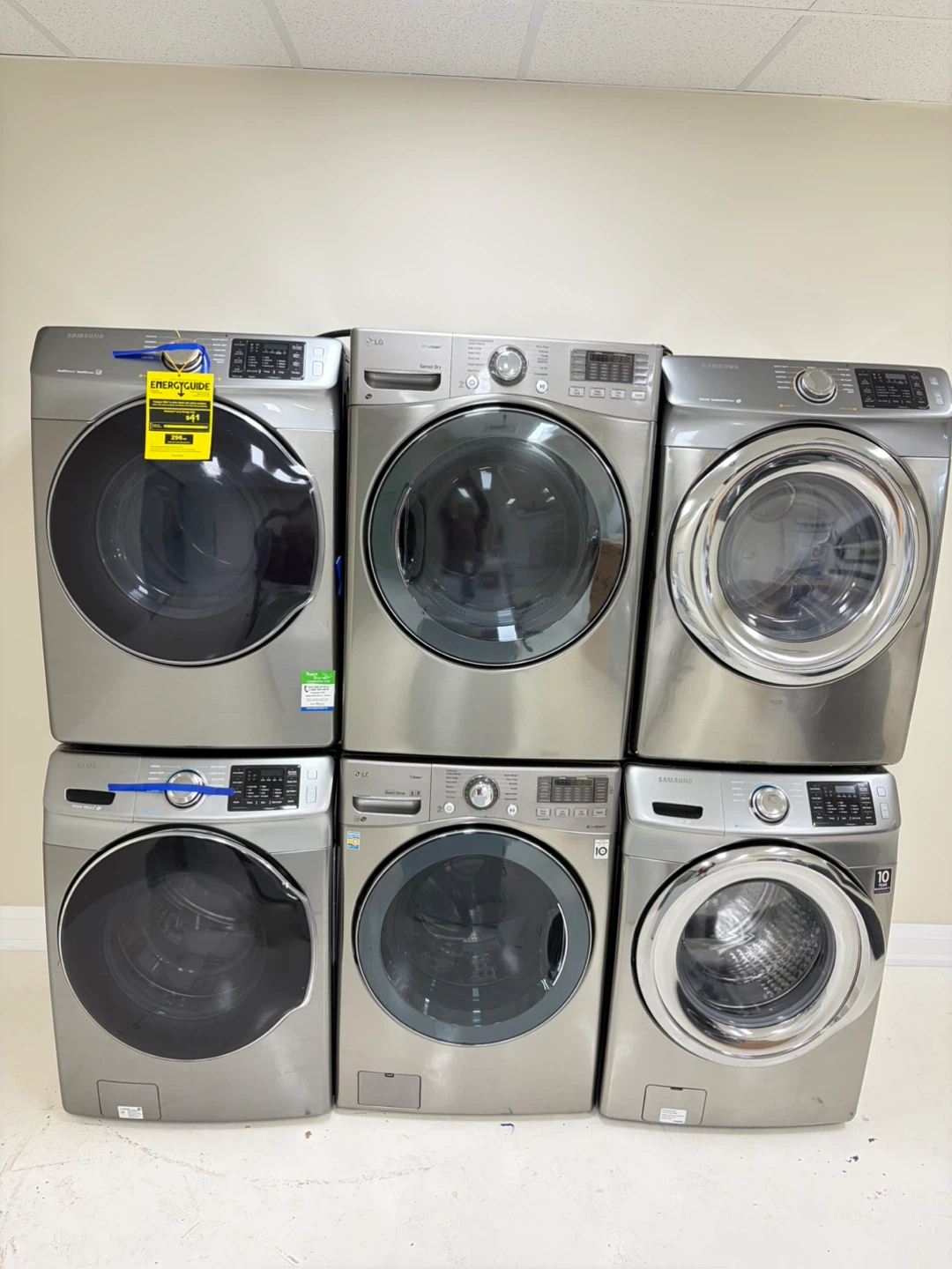 Stainless LG Samsung washer dryer can DELIVER