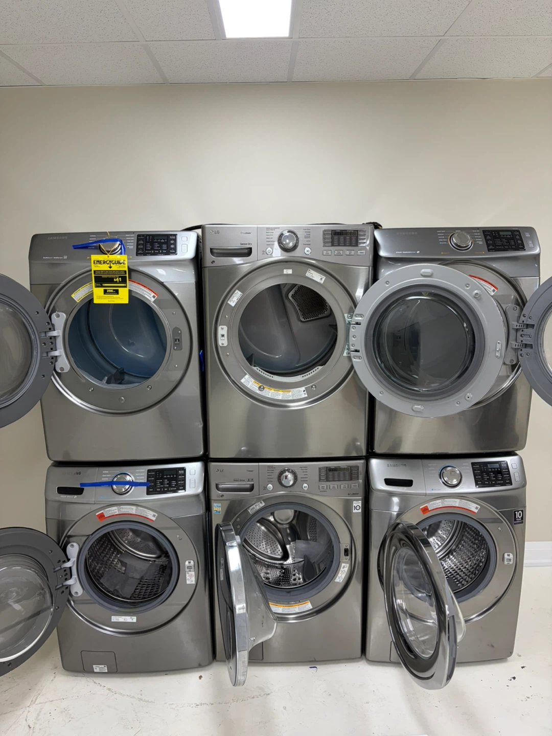 Stainless LG Samsung washer dryer can DELIVER - photo 2