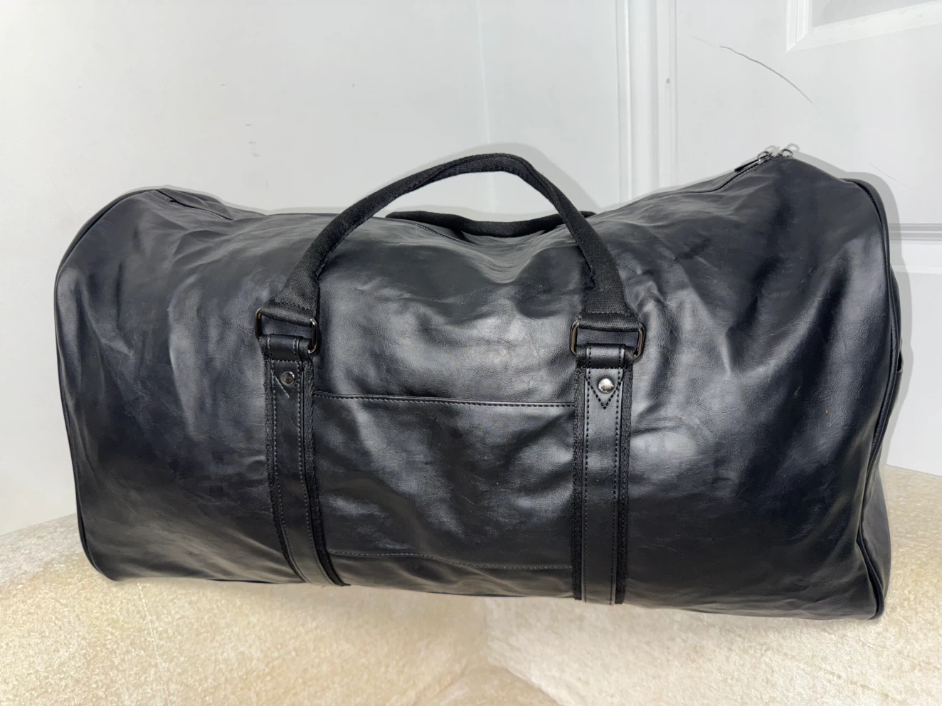 Black Large Duffel Bag with luggage sleeve. - photo 2