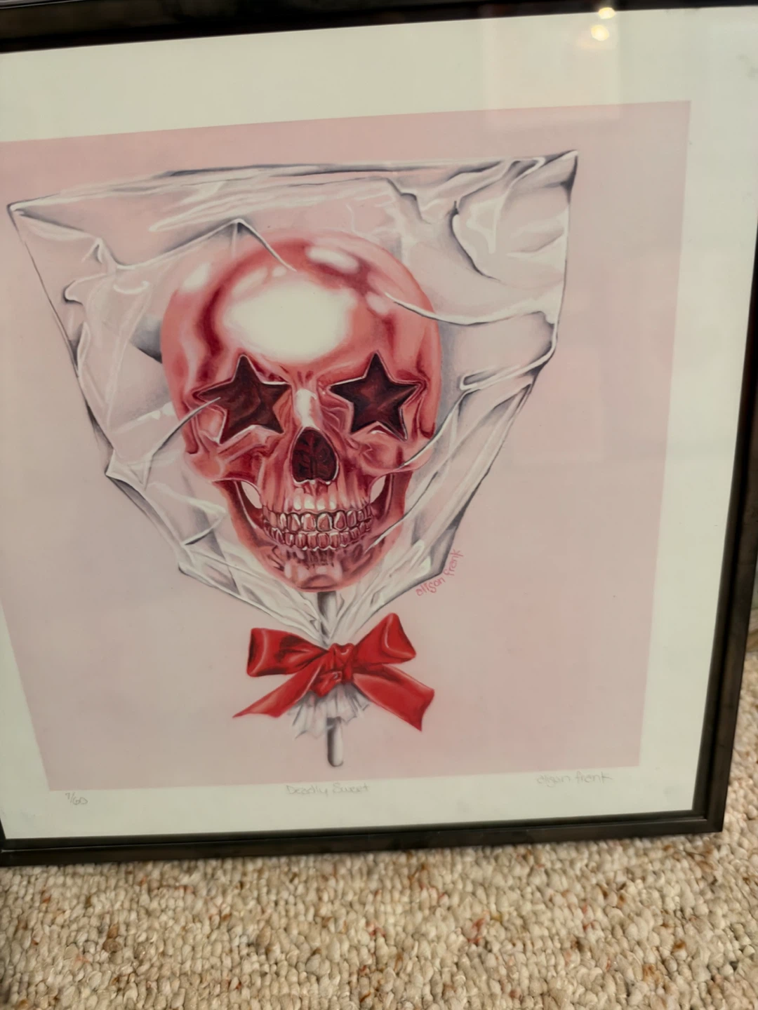 Skull  lollipops prints by local artist - photo 2