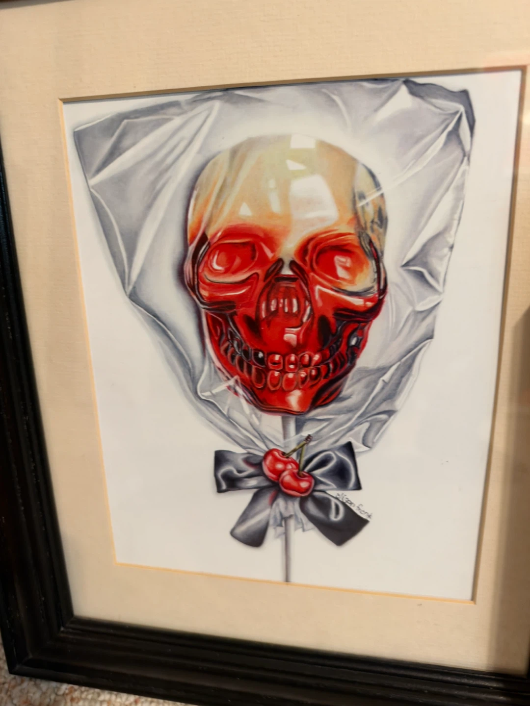 Skull  lollipops prints by local artist - photo 3