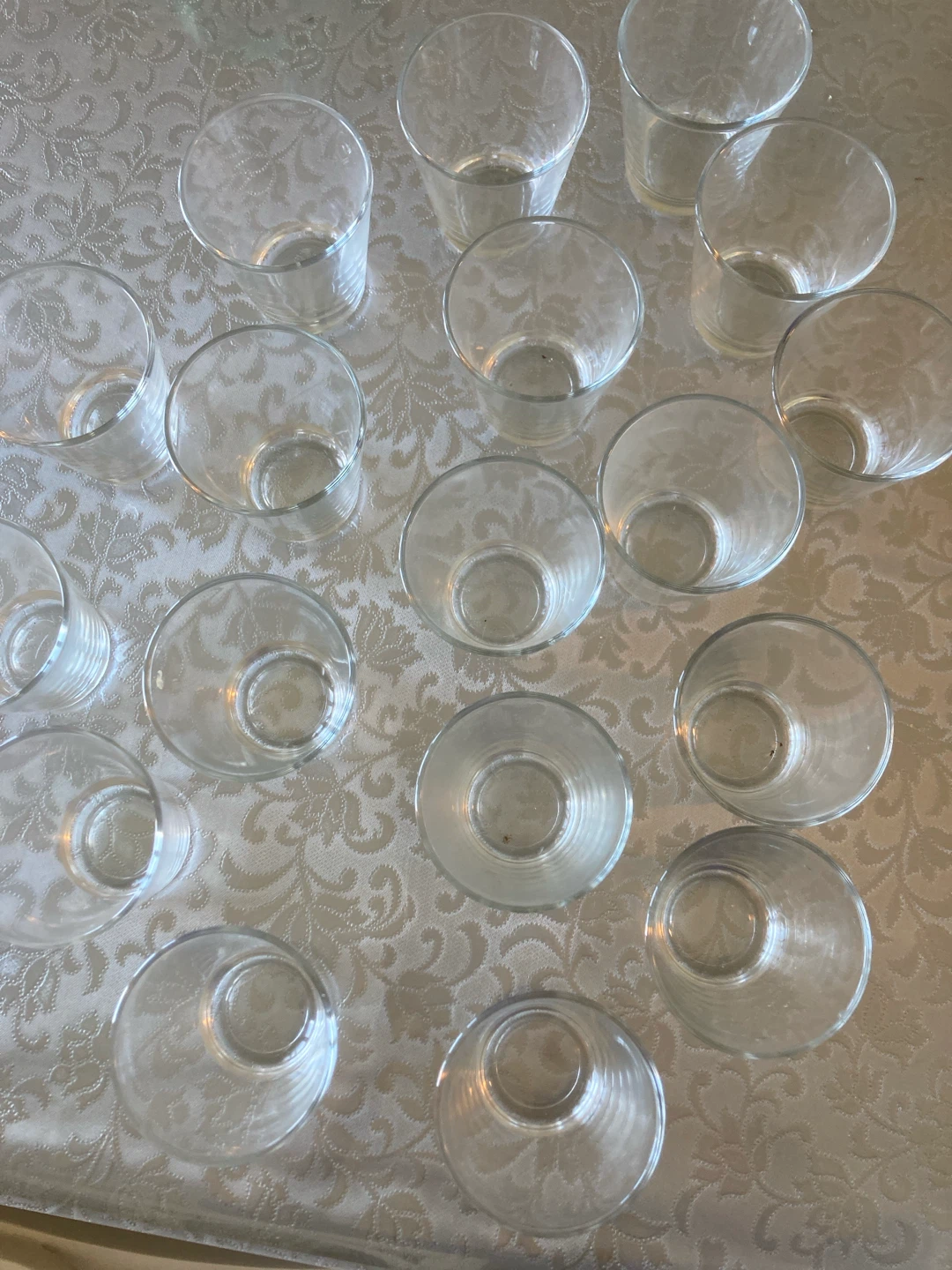 Set of 20 Clear Glass Tumblers - photo 3