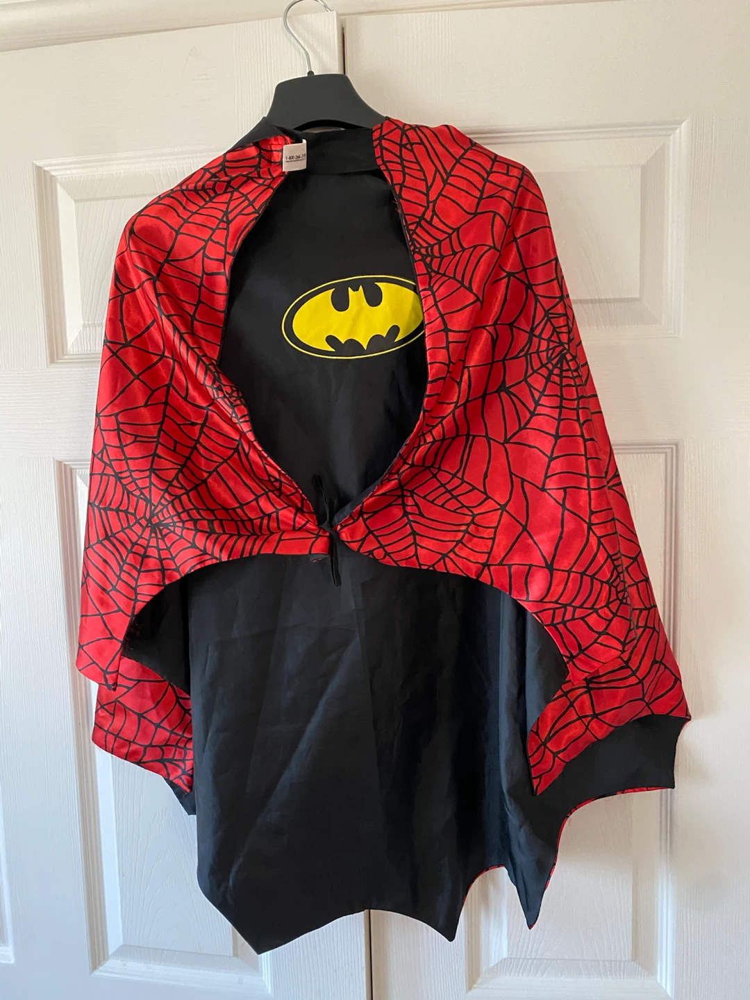 Reversible Spider-Man and Batman Costume Cape - photo 2
