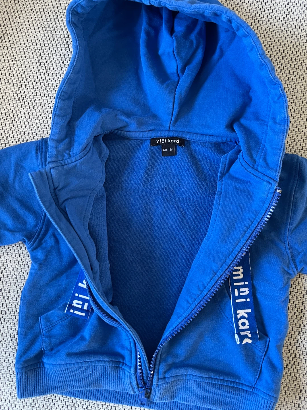 Mini Kardi Blue Hoodie 12-18m - photo 2