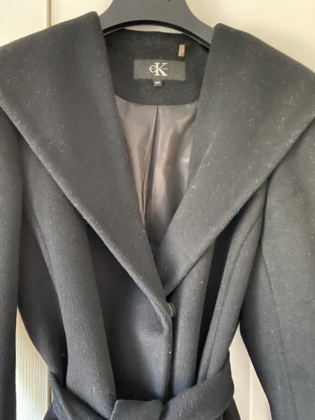 Calvin Klein Black Wool Coat - photo 2