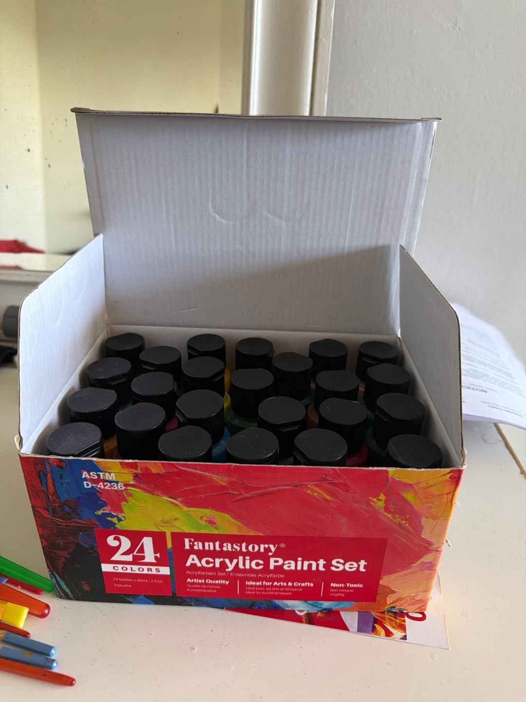 Fantastory Acrylic Paint Set - 24 Colours