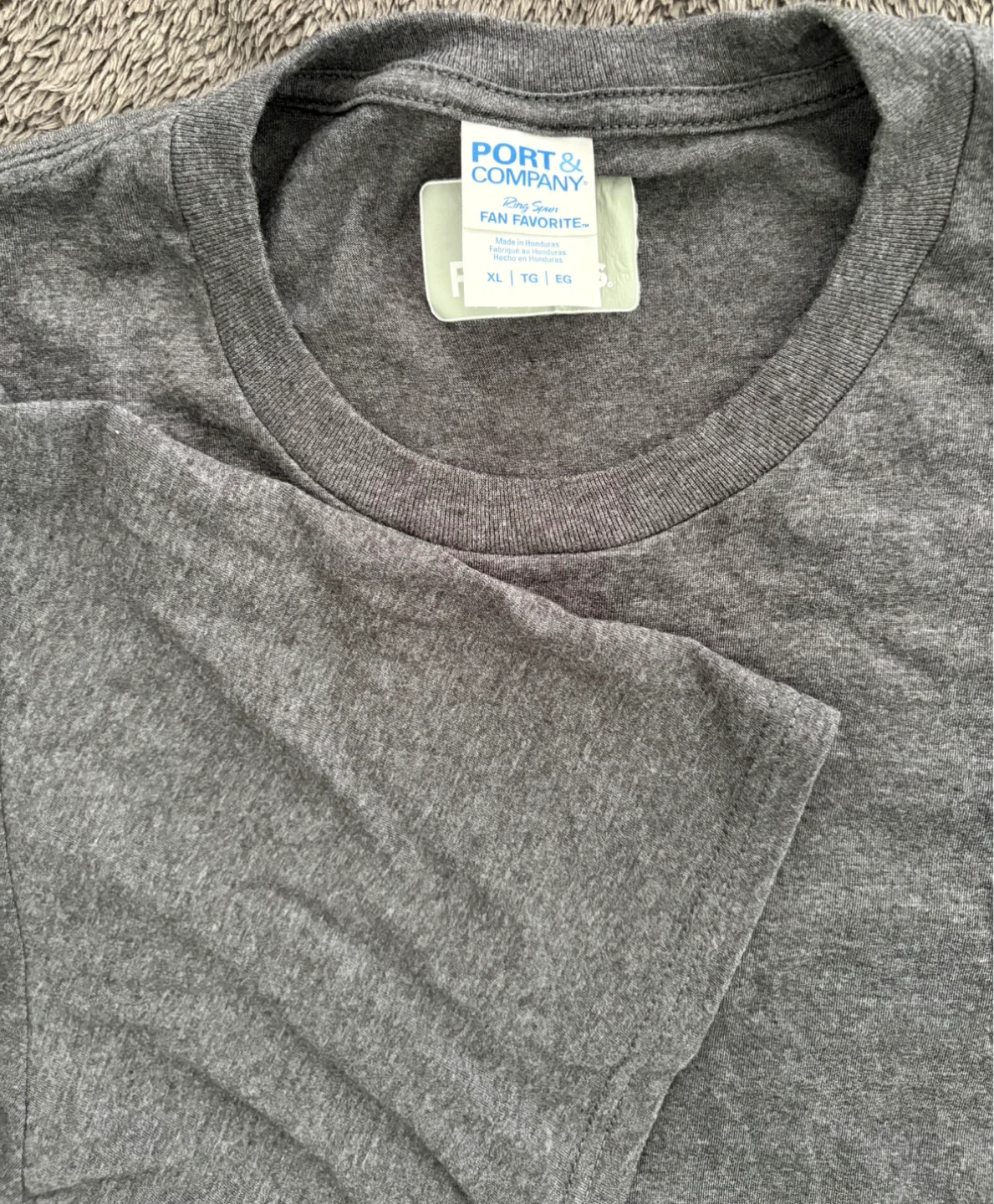 Port & Company Fanatics Gray T-Shirt XL - photo 4