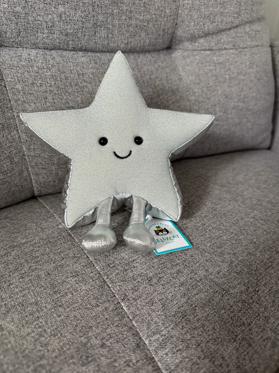 Jellycat Amuseables Silver Star Plush