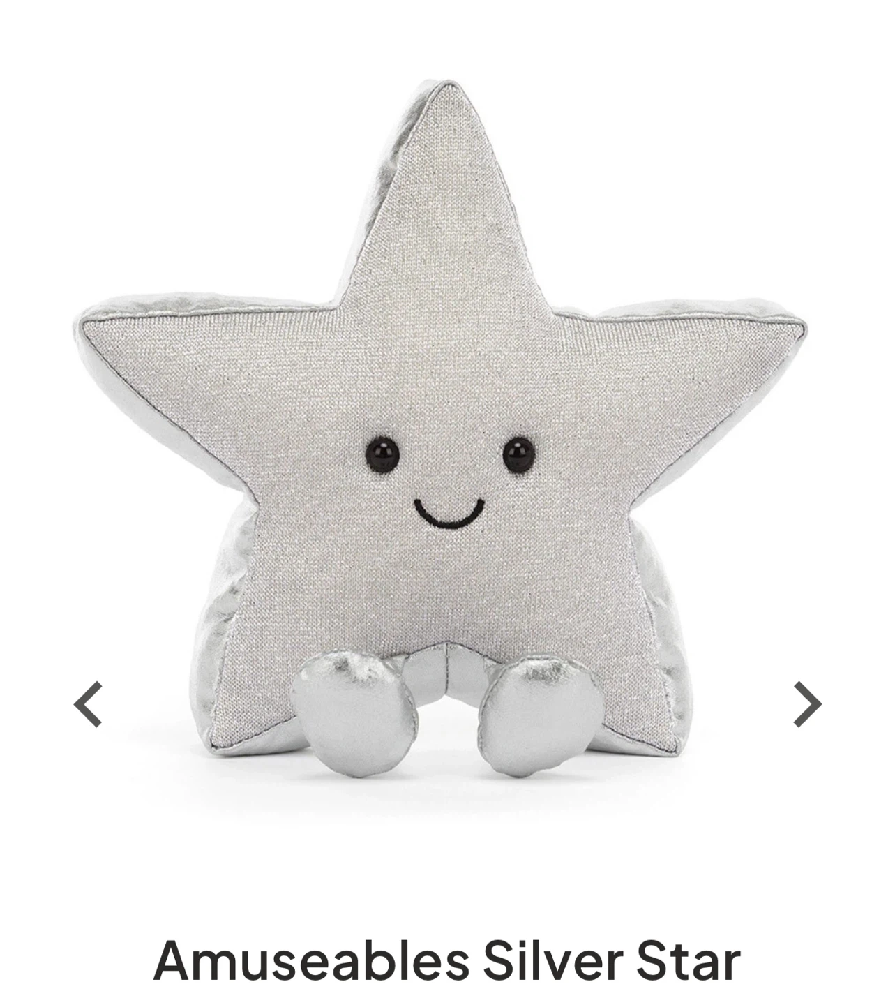 Jellycat Amuseables Silver Star Plush - photo 2