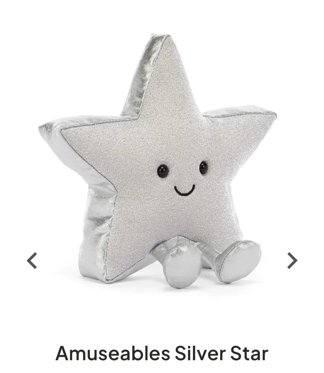 Jellycat Amuseables Silver Star Plush - photo 3