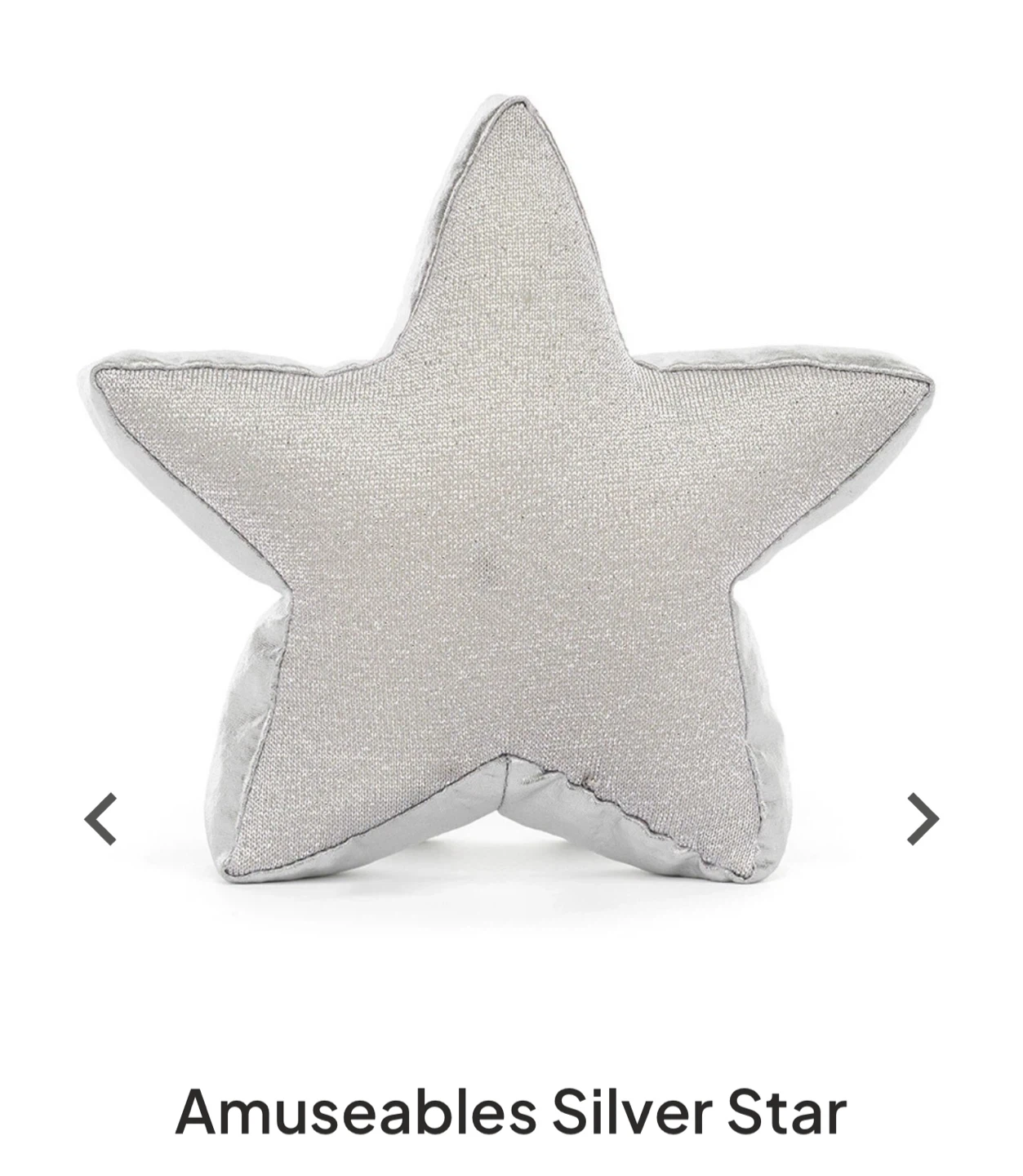 Jellycat Amuseables Silver Star Plush - photo 5
