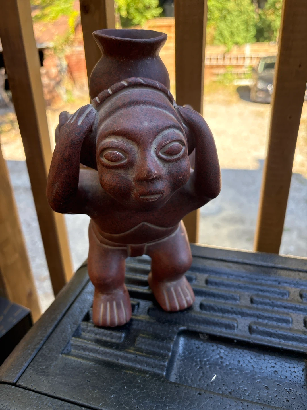 Ceramic Figurine Vase