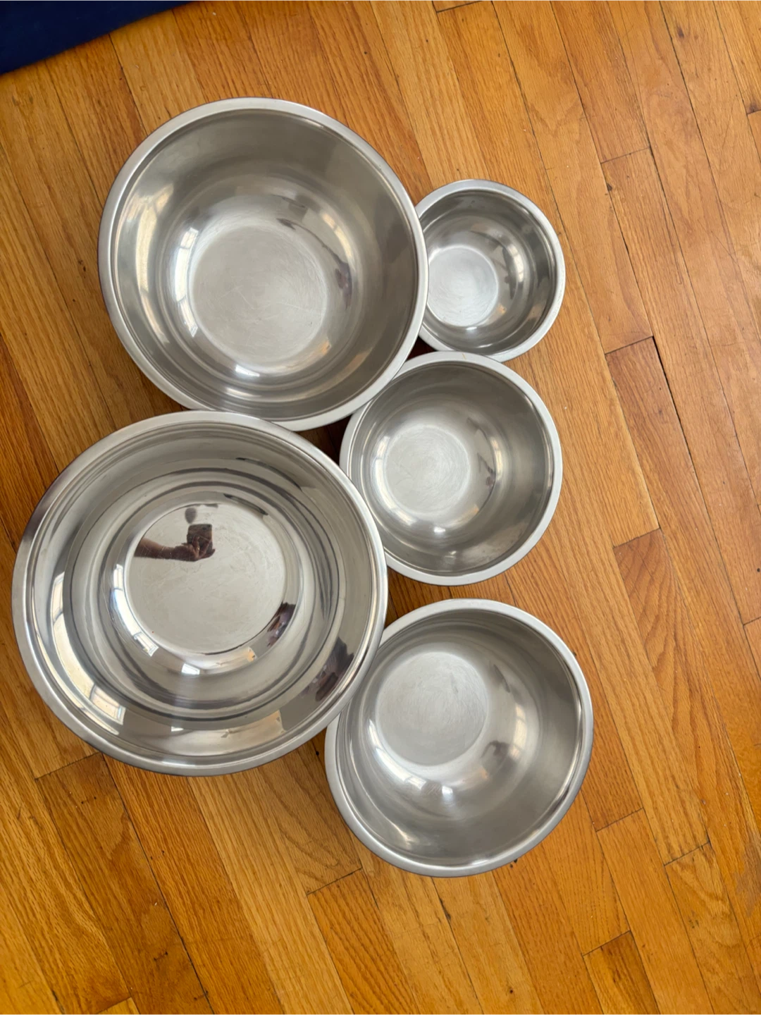 Set of 5 Stainless Steel Mixing Bowls - photo 2