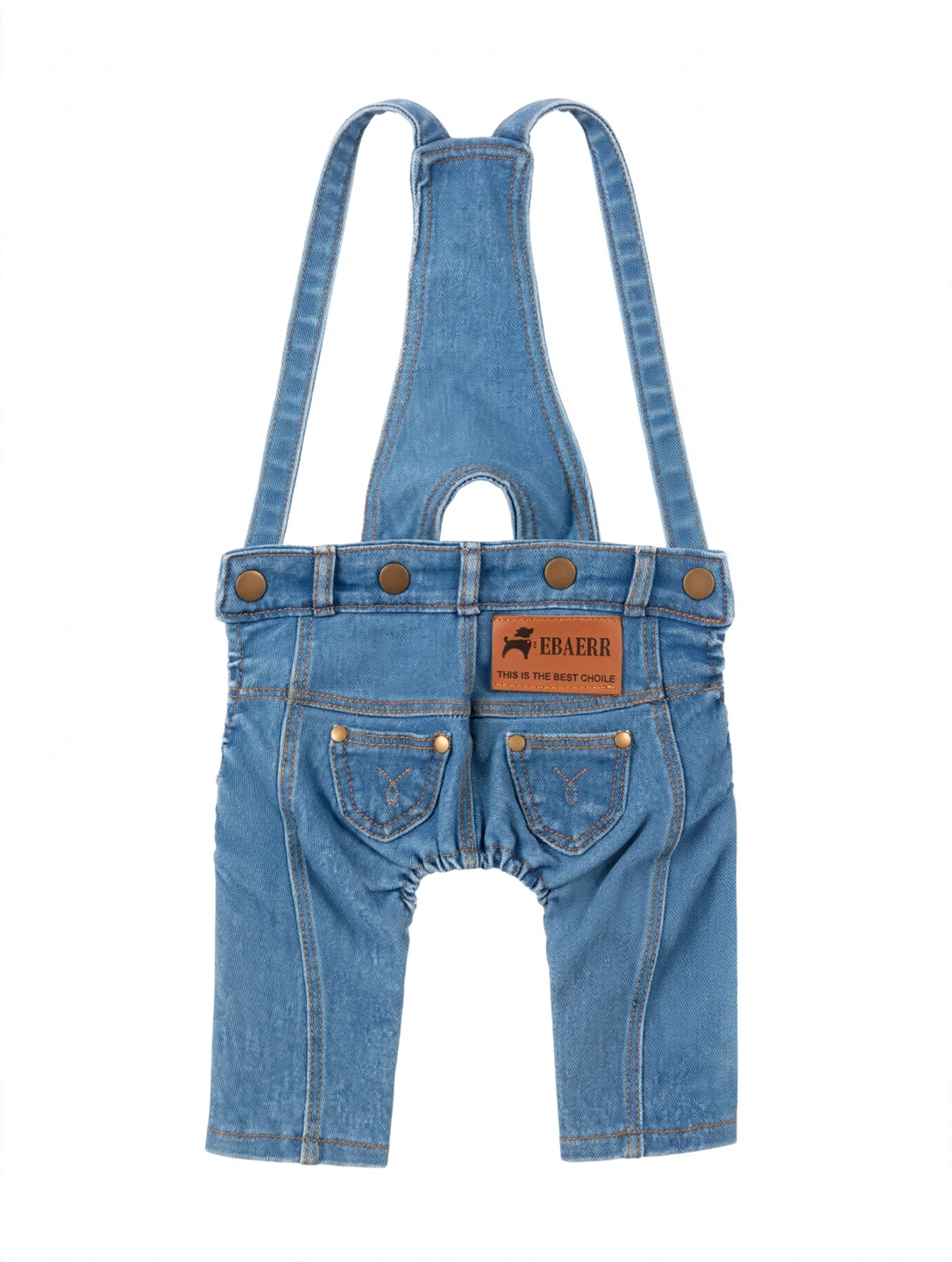 EBAERR Pet Denim Overalls Size M - photo 2