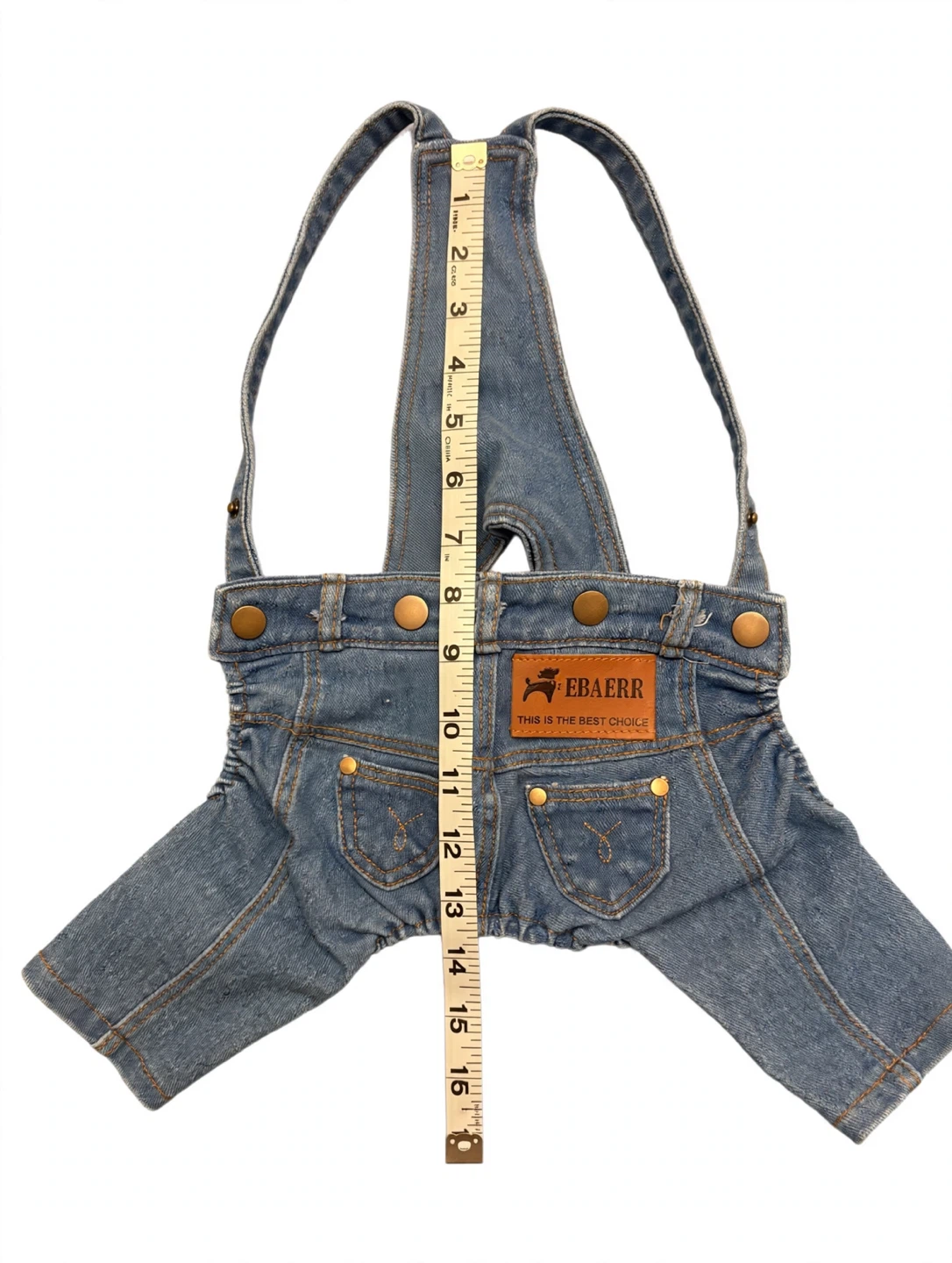 EBAERR Pet Denim Overalls Size M - photo 4