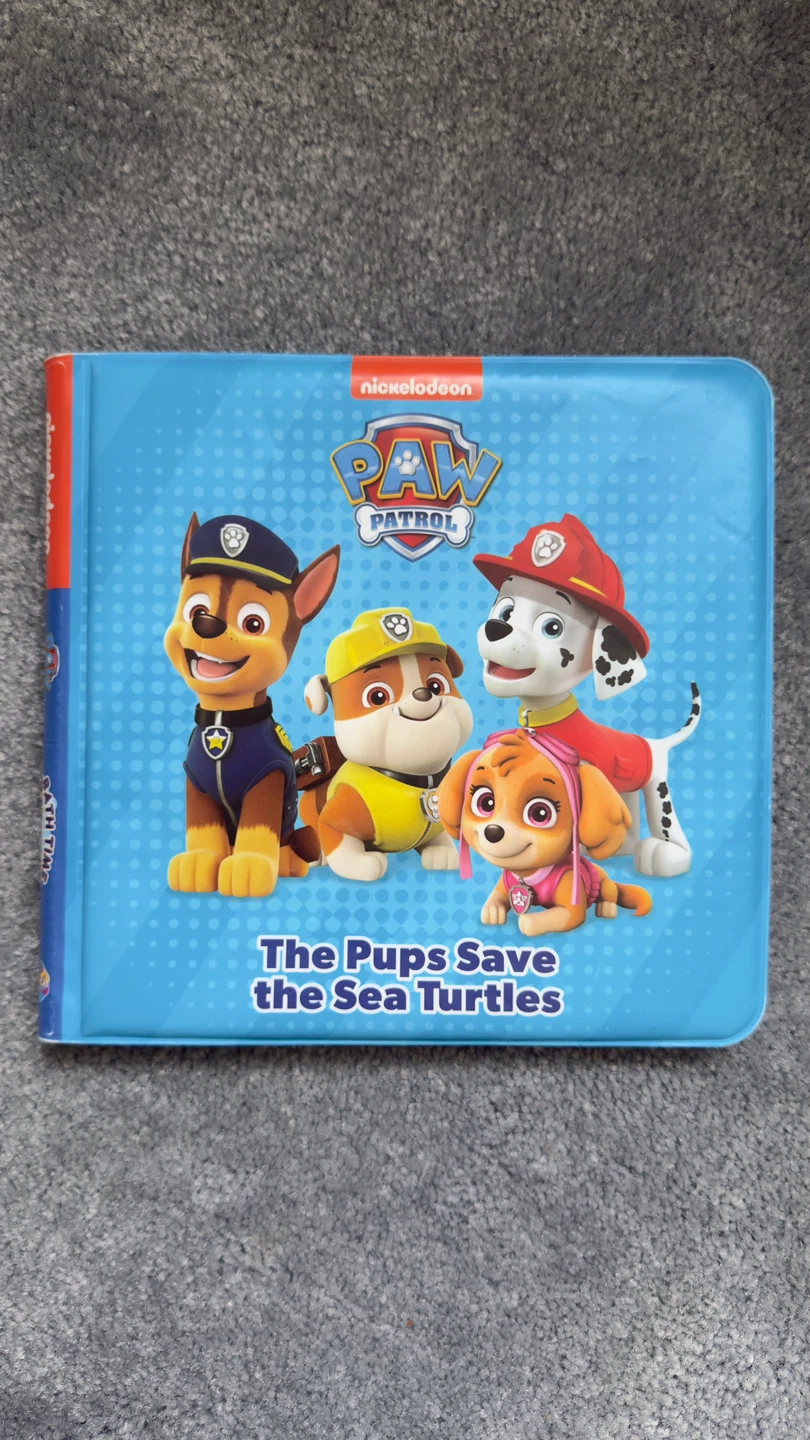Paw Patrol Bath Time Book