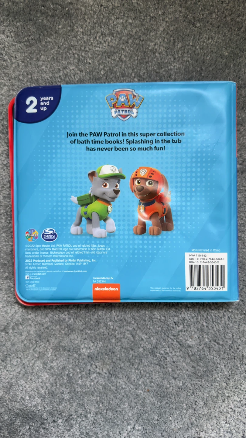 Paw Patrol Bath Time Book - photo 2