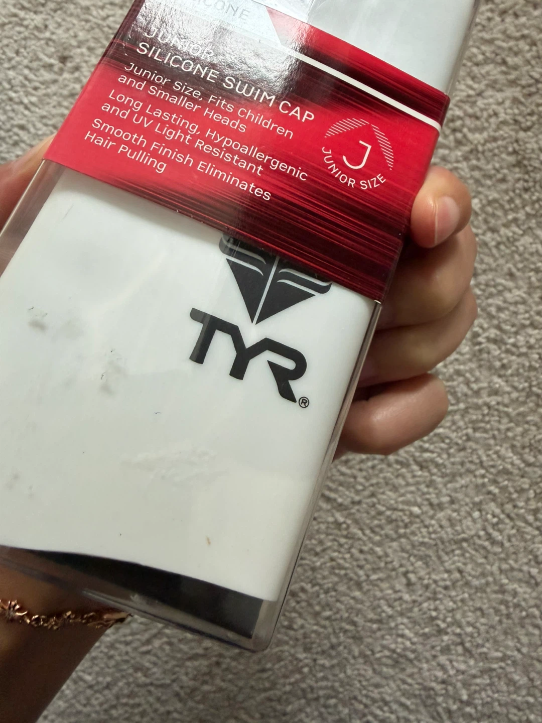 TYR Junior Silicone Swim Cap - photo 4