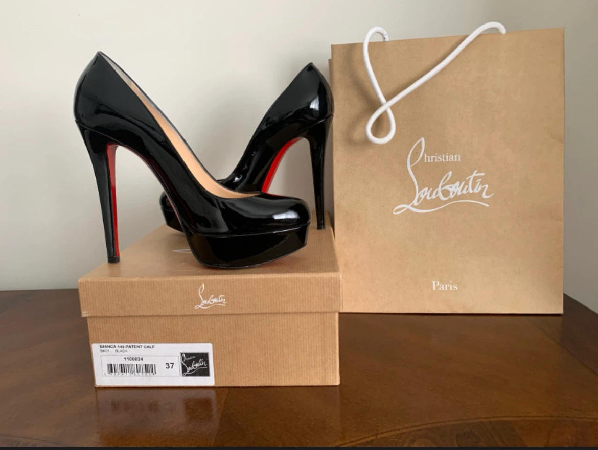 Christian Louboutin Bianca 140 Patent Calf Heels