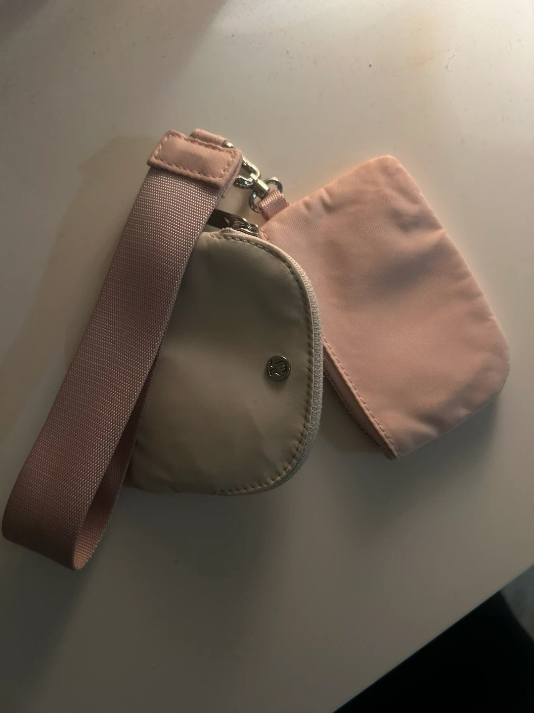 Lululemon Pink Belt Bag + Matching Pouch | Excellent Condition - photo 2